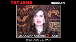 Access Tatjana casting in streaming. Pierre Woodman undress Tatjana, a  girl. 