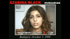 Look at Szabina Black getting her porn audition. Erotic meeting between Pierre Woodman and Szabina Black, a  girl. 
