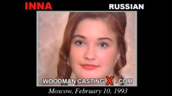 Look at Inna getting her porn audition. Erotic meeting between Pierre Woodman and Inna, a  girl. 