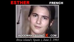 Watch Esther first XXX video. Pierre Woodman undress Esther, a  girl. 