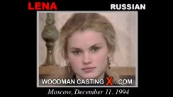 Download Lena casting video files. Pierre Woodman undress Lena, a  girl. 