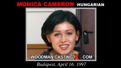Look at Monica Cameron getting her porn audition. Erotic meeting between Pierre Woodman and Monica Cameron, a  girl. 