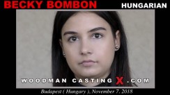 Casting of BECKY BOMBON video