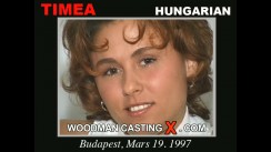 Check out this video of Timea having an audition. Erotic meeting between Pierre Woodman and Timea, a  girl. 