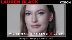 Access Lauren Black casting in streaming. A  girl, Lauren Black will have sex with Pierre Woodman. 