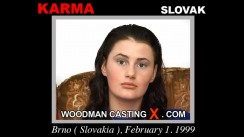 Watch our casting video of Karma. Erotic meeting between Pierre Woodman and Karma, a  girl. 