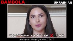 Download Bambola casting video files. Pierre Woodman undress Bambola, a  girl. 