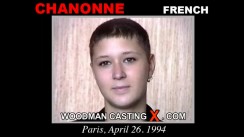 Download Chanonne casting video files. Pierre Woodman undress Chanonne, a  girl. 