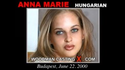 Download Anna Marie casting video files. Pierre Woodman undress Anna Marie, a  girl. 