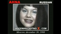 Download Ahna casting video files. Pierre Woodman undress Ahna, a  girl. 