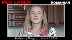 Casting of MEG LAREN video
