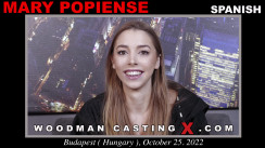 Check out this video of Mary Popiense having an audition. Erotic meeting between Pierre Woodman and Mary Popiense, a  girl. 