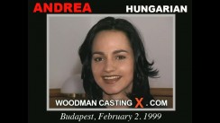 Watch Andrea first XXX video. Pierre Woodman undress Andrea, a  girl. 