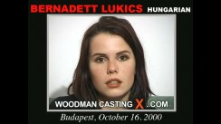 Casting of BERNADETT LUKICS video