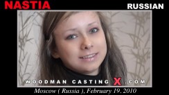 Access Nastia casting in streaming. Pierre Woodman undress Nastia, a  girl. 