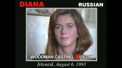 Download Diana casting video files. Pierre Woodman undress Diana, a  girl. 
