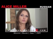 Casting of ALICE MILLER video