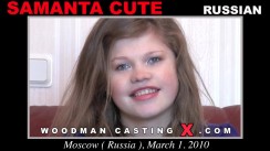 Casting of SAMANTA CUTE video