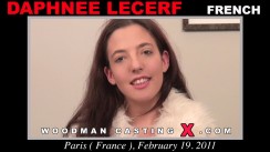 Casting of DAPHNEE LECERF video