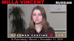 Casting of MILLA VINCENT video
