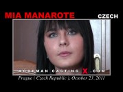 Casting of MIA MANAROTE video