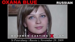 Check out this video of Oxana Blue having an audition. Erotic meeting between Pierre Woodman and Oxana Blue, a  girl. 