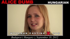 Casting of ALICE DUMB video