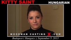 Check out this video of Kitty Saint having an audition. Erotic meeting between Pierre Woodman and Kitty Saint, a  girl. 