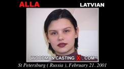 Download Alla casting video files. Pierre Woodman undress Alla, a  girl. 