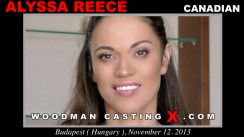 Look at Alyssa Reece getting her porn audition. Erotic meeting between Pierre Woodman and Alyssa Reece, a  girl. 