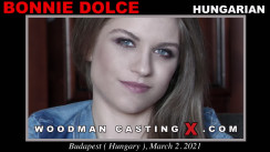 Download Bonnie Dolce casting video files. A  girl, Bonnie Dolce will have sex with Pierre Woodman. 