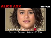 Casting of ALICE AXX video