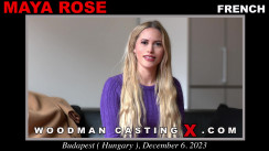 Casting of MAYA ROSE video
