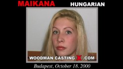 Download Maikana casting video files. Pierre Woodman undress Maikana, a  girl. 