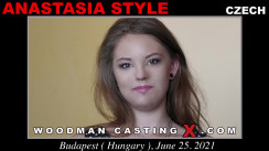 Download Anastasia Style casting video files. A  girl, Anastasia Style will have sex with Pierre Woodman. 
