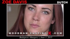 Watch our casting video of Zoe Davis. Erotic meeting between Pierre Woodman and Zoe Davis, a  girl. 