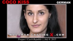 Download Coco Kiss casting video files. A  girl, Coco Kiss will have sex with Pierre Woodman. 