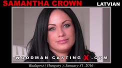 Download Samantha Crown casting video files. Pierre Woodman undress Samantha Crown, a  girl. 