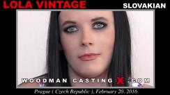 Casting of LOLA VINTAGE video