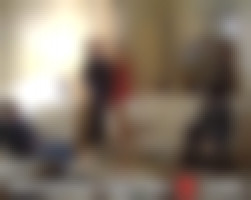 Julia Spain And Cecilia Grout   Bts   Anal Party On Sofa With 4 Men