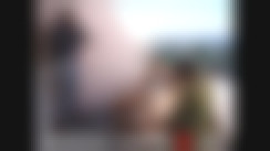 Christi lake - BTS - DP on balcony with 3 men