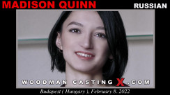 Access Madison Quinn casting in streaming. A  girl, Madison Quinn will have sex with Pierre Woodman. 